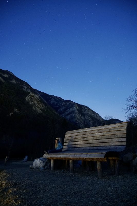 la panchina gigamte della valle di ledro