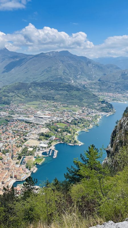 Panorama sul Lago di Garda dalla ferrata