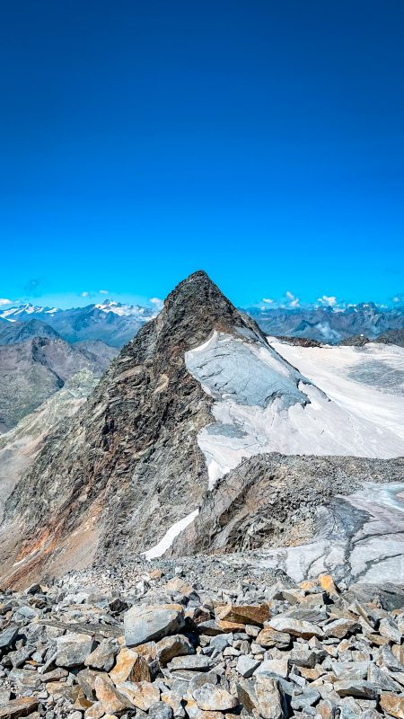 lo Zuckerhutl visto da Cima del Prete