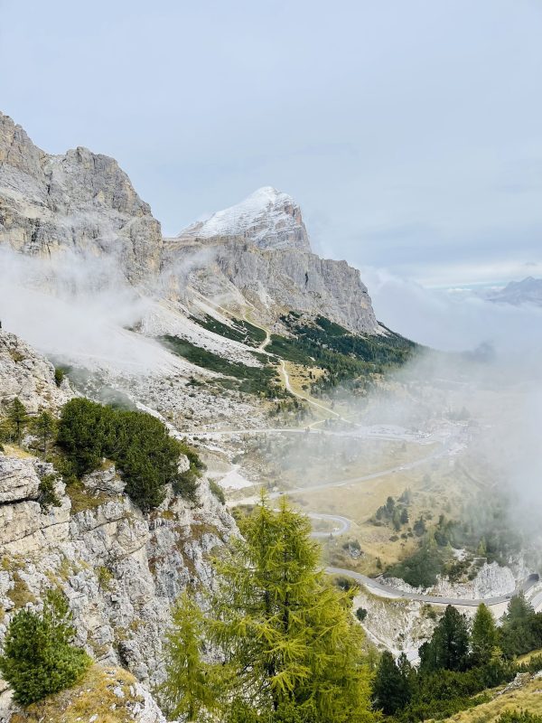 Panorama verso il Passo Falzarego