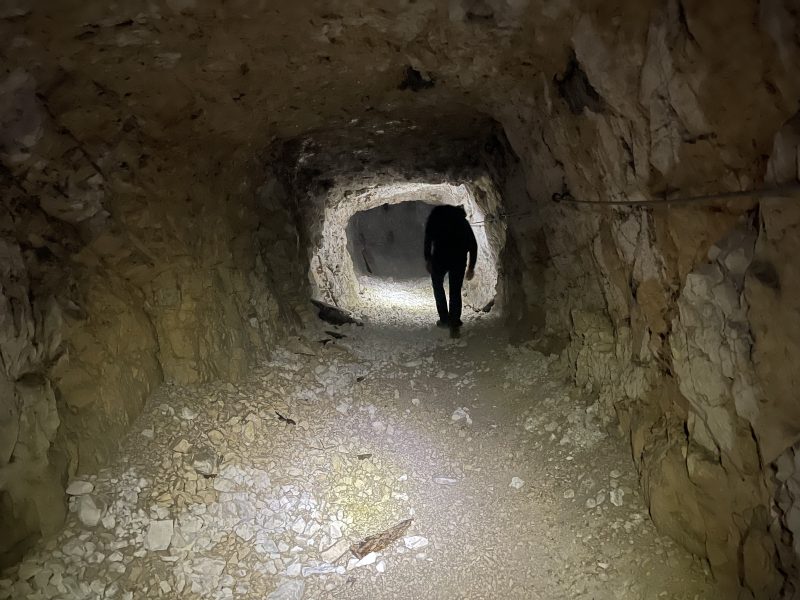 Rete di gallerie di mina al Corno Battisti