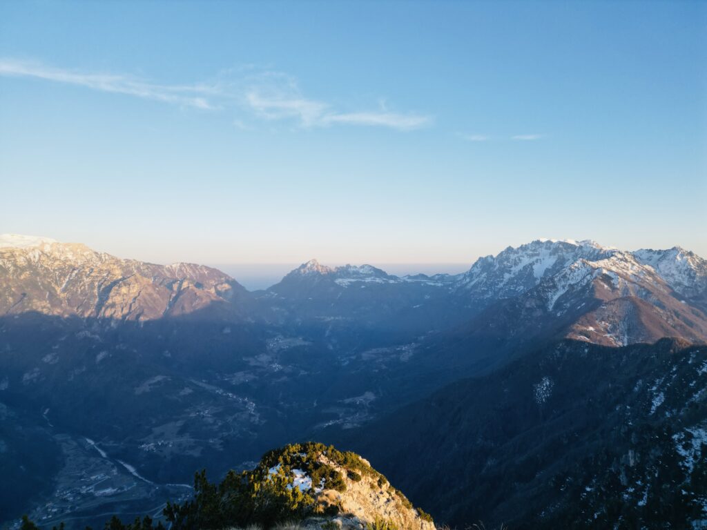 Panorama verso Sengio Alto, Gruppo del Carega, Pasubio