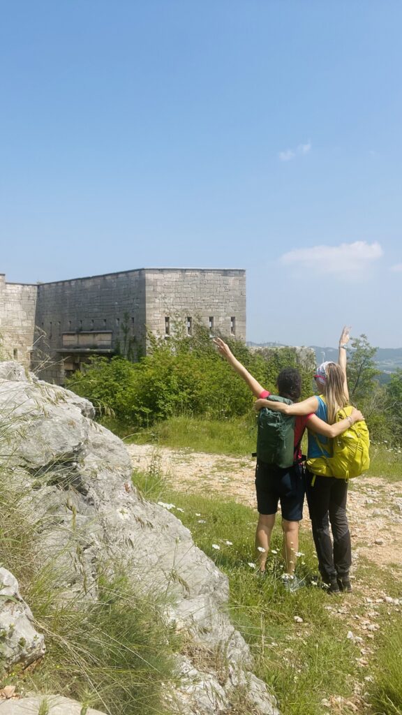 Il Forte Monte abbandonato