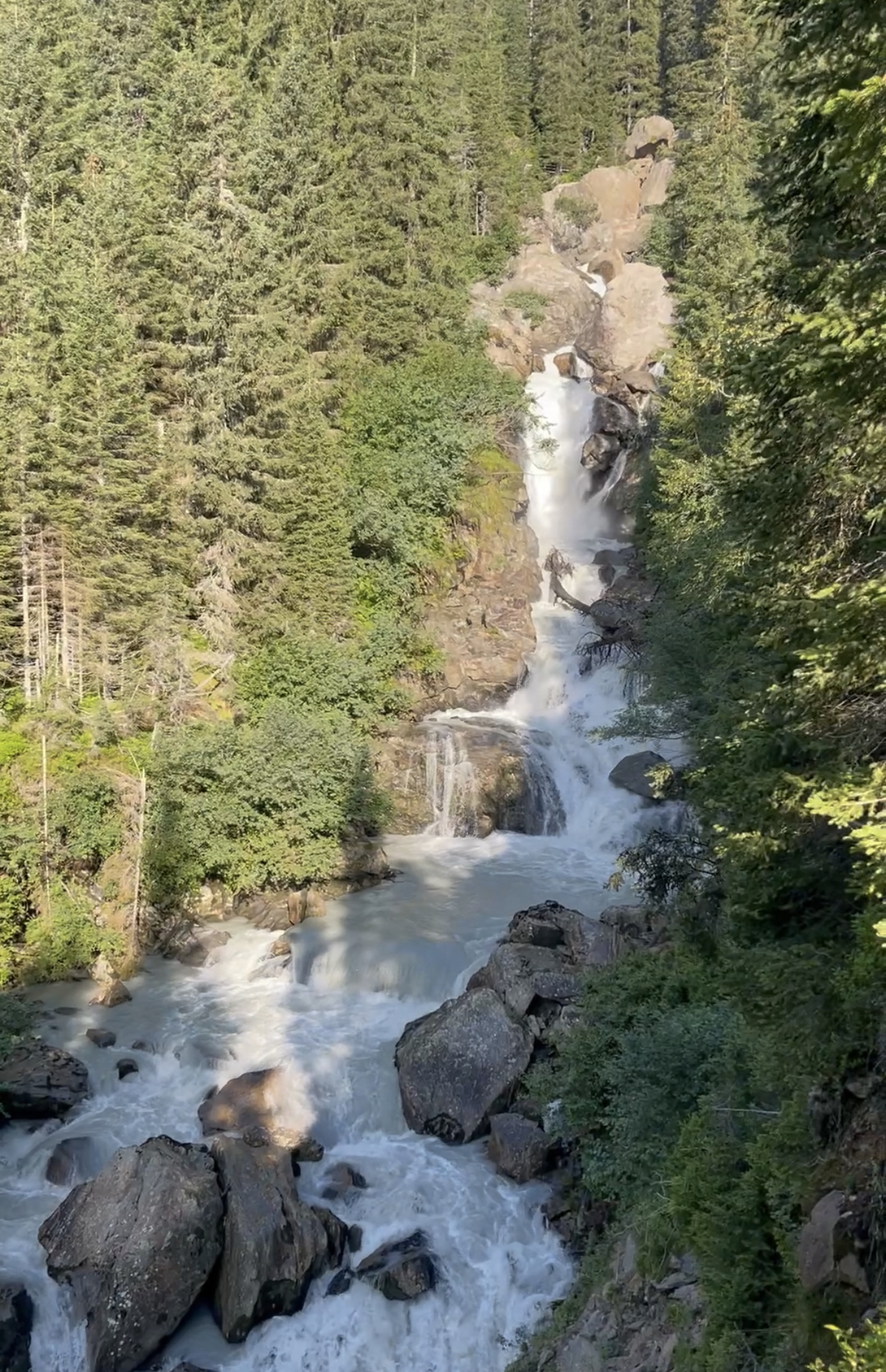 lungo il sentiero cascate del Burkhard Val Ridanna