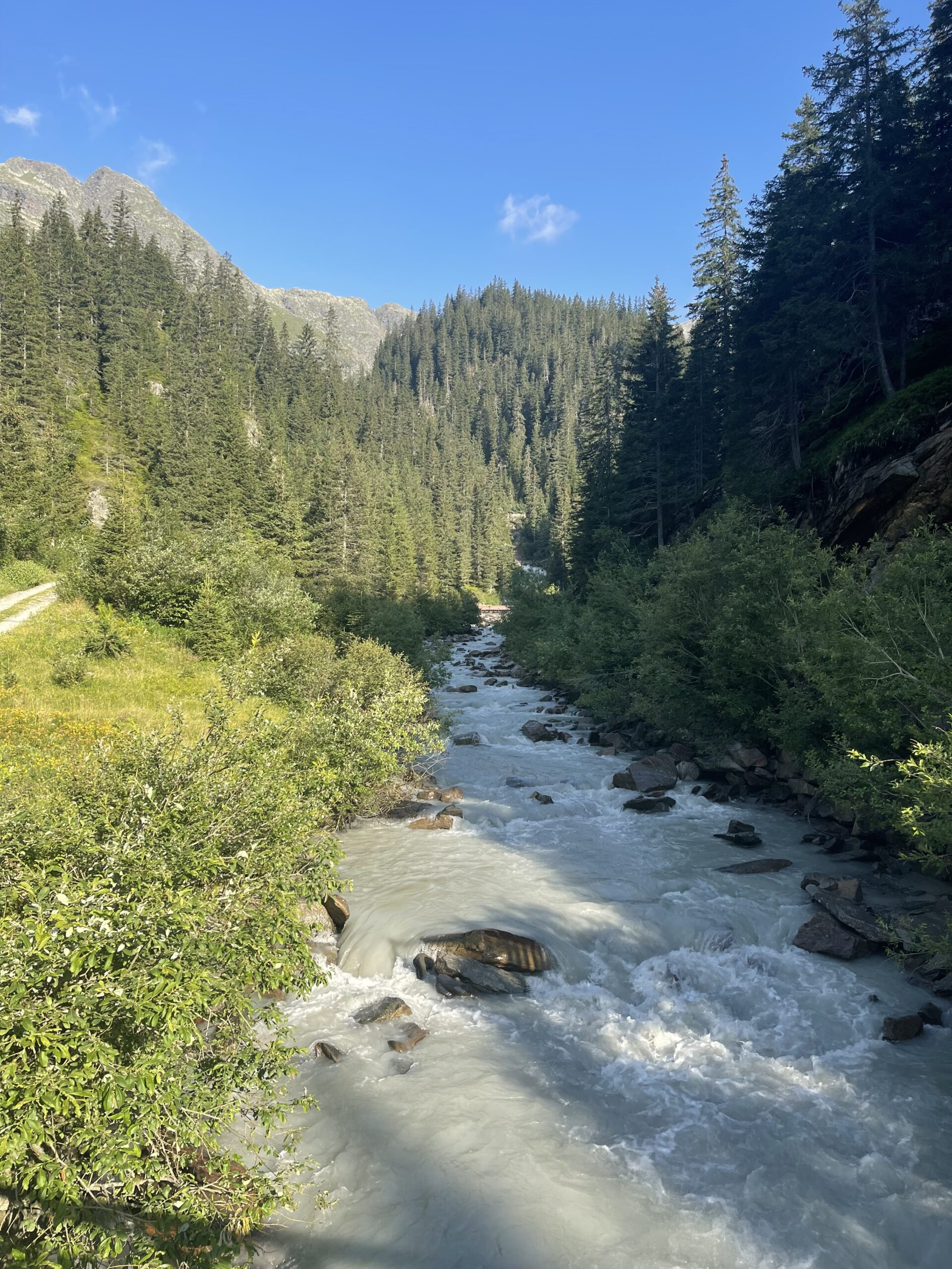 lungo il sentiero delle cascate Burkhard