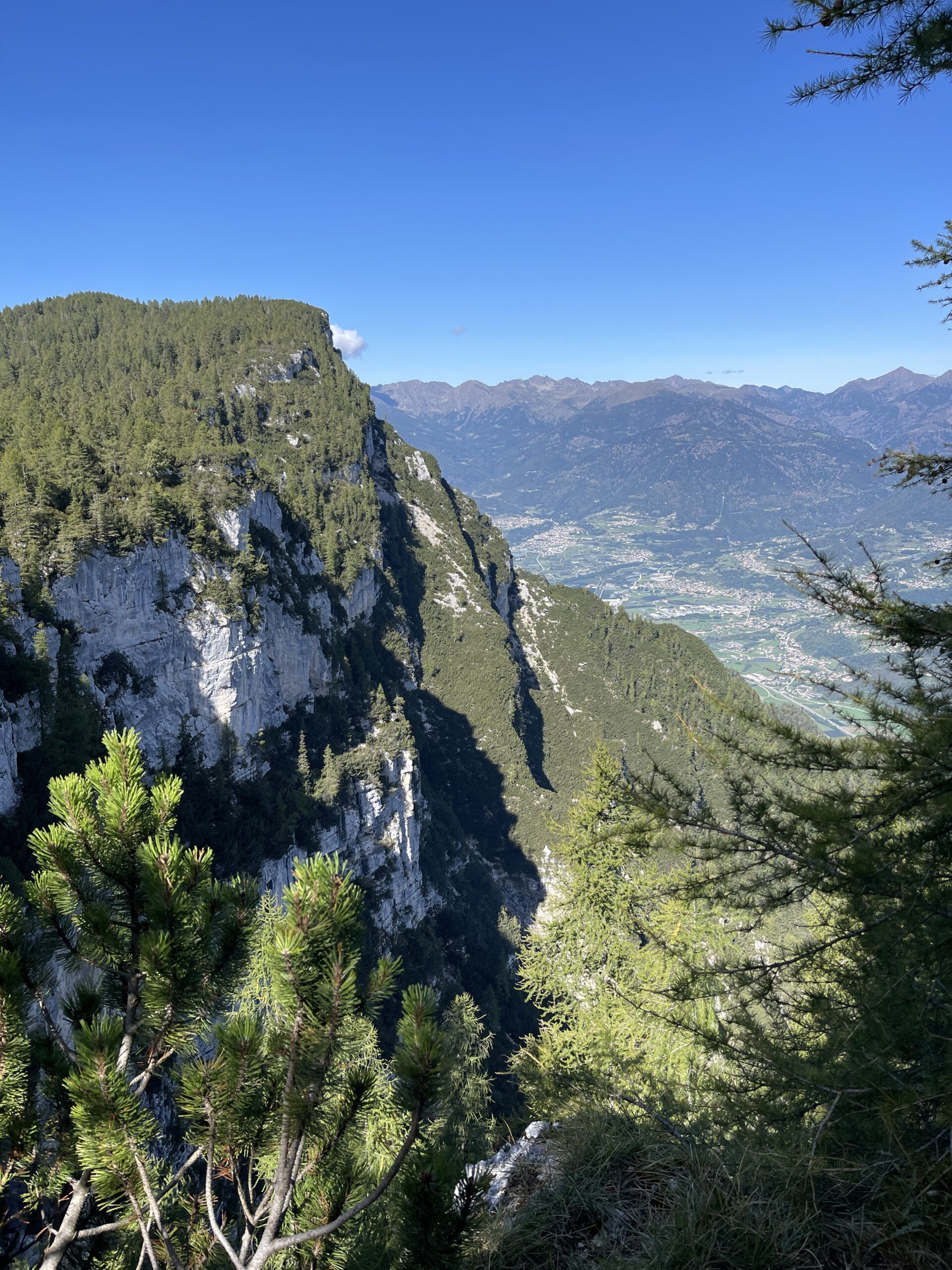 Panorama verso la Valsugana