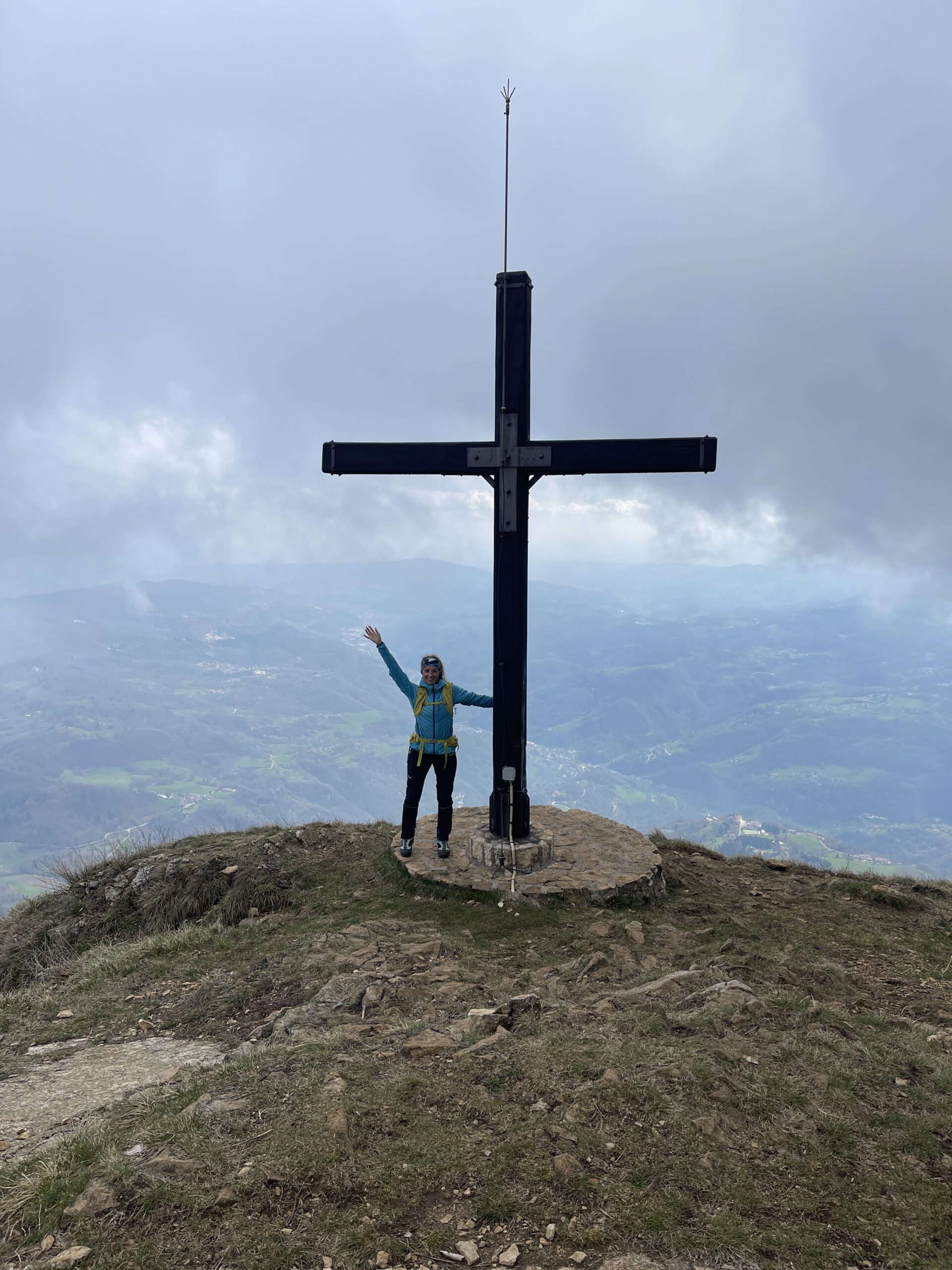 La croce di Cima Marana 1545 metri