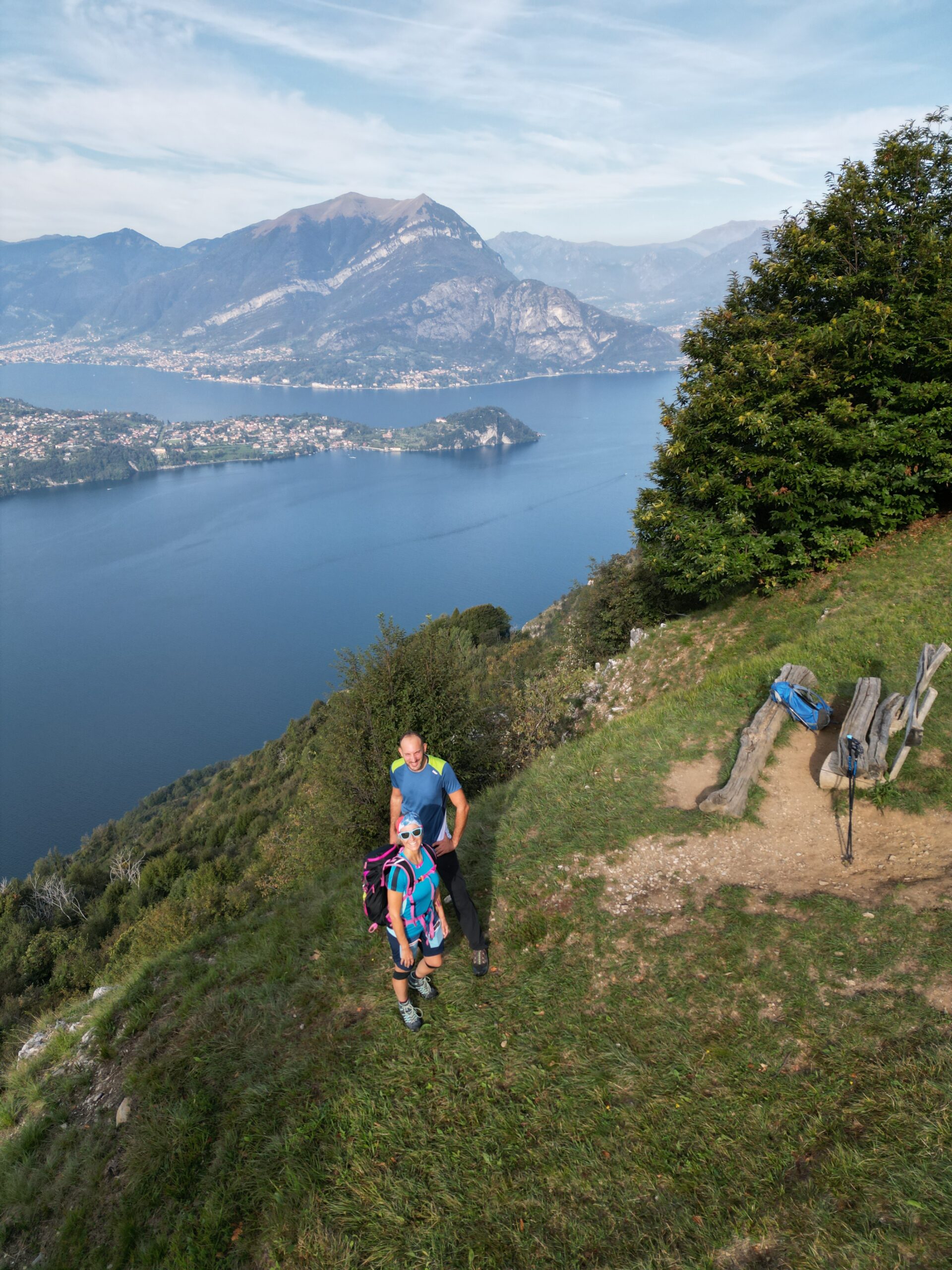 Scorci panoramici sul lago di Como