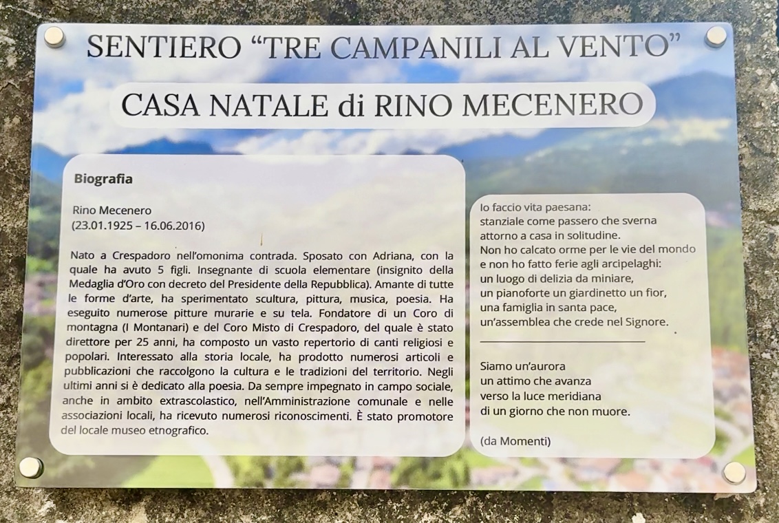 Sentiero Tre campanili al vento